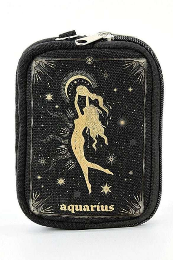 Shop Comeco INC Zodiac Sign Wristlet Purse Purse for women – premium loungewear and festival fashion at Spoiled Brat