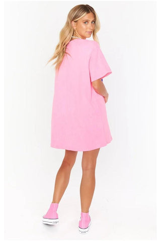 Shop Show Me Your Mumu 24 Hour Tee Tanning Club Tee Dress - Premium T-Shirt from Show Me Your Mumu Online now at Spoiled Brat 