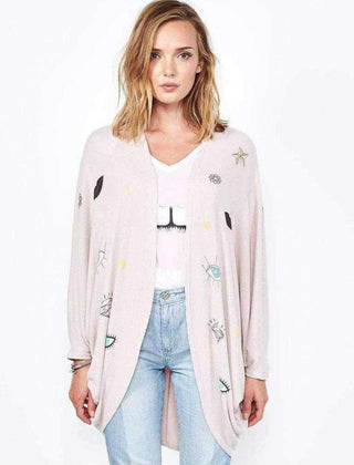 Shop Lauren Moshi Isla Crystal Glam Cape Cardigan - Spoiled Brat  Online