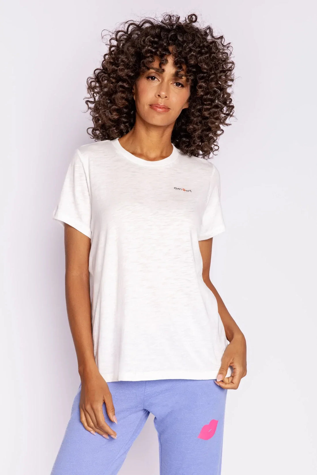 Shop PJ Salvage Be Mine &quot;Amour&quot; T-Shirt - Premium T-Shirt from PJ Salvage Online now at Spoiled Brat 