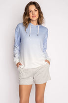 PJ Salvage Blue Ombre Goddess Star Hoodie Hoodie by PJ Salvage as seen on celebrities