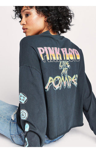 Buy Daydreamer LA Pink Floyd Pompeii Long Sleeve Crop Top at Spoiled Brat  Online - UK online Fashion & lifestyle boutique