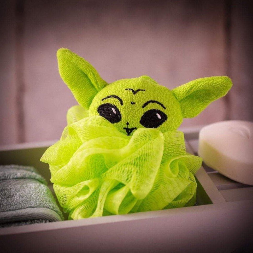 Shop Mad Beauty Disney Mandalorian The Child Shower Puff - Premium Bath Bombs from Mad Beauty Online now at Spoiled Brat 