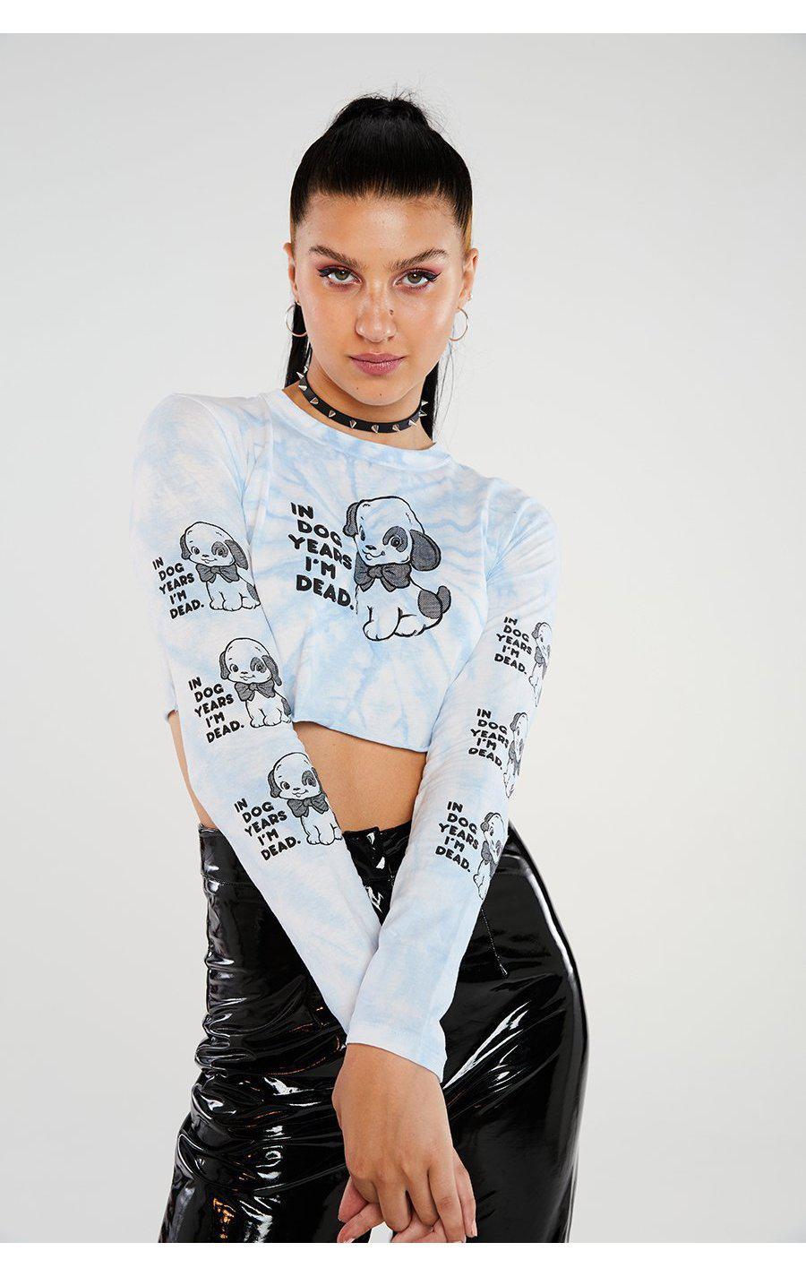 Buy New Girl Order Dog Years Tie Dye Long Sleeved Top at Spoiled Brat  Online - UK online Fashion &amp; lifestyle boutique