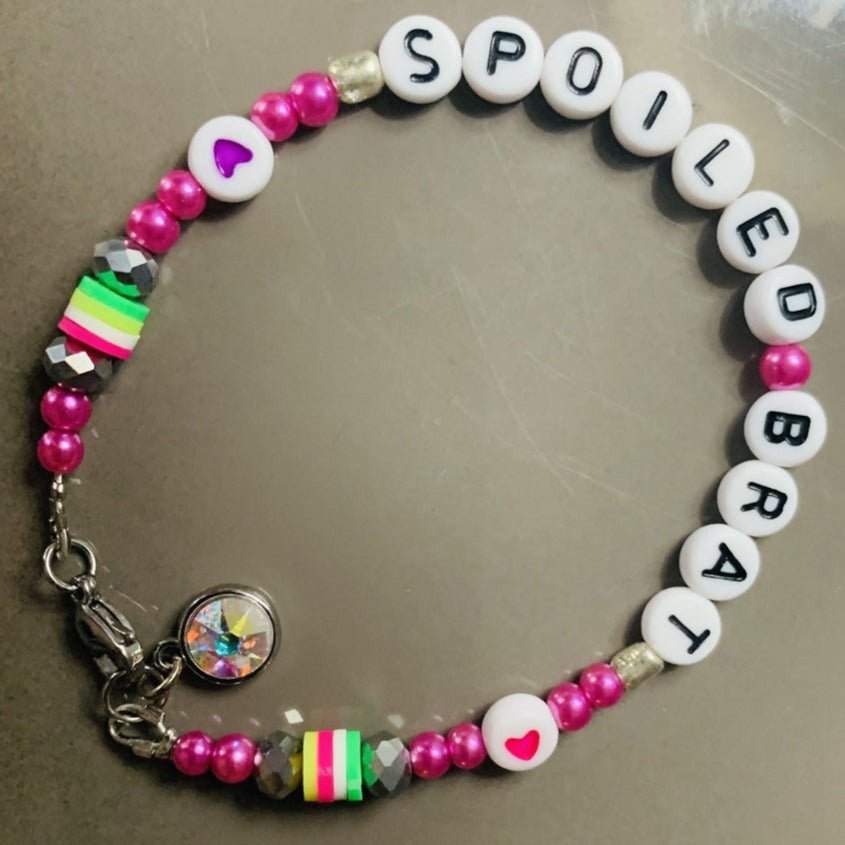 Rad & Refined Spoiled Brat Beaded Bracelet Anklet by Rad and Refined as seen on celebrities