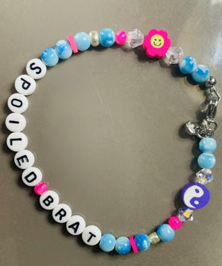 Shop Rad & Refined Spoiled Brat Beaded Bracelet - Premium Anklet from Rad and Refined Online now at Spoiled Brat 