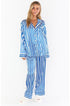 Shop Show Me Your Mumu Blue Classic PJ Set - Premium Pyjamas from Show Me Your Mumu Online now at Spoiled Brat 