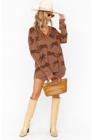 Shop Show Me Your Mumu Jumping Cheetah Knit Boardwalk Shorts - Spoiled Brat  Online