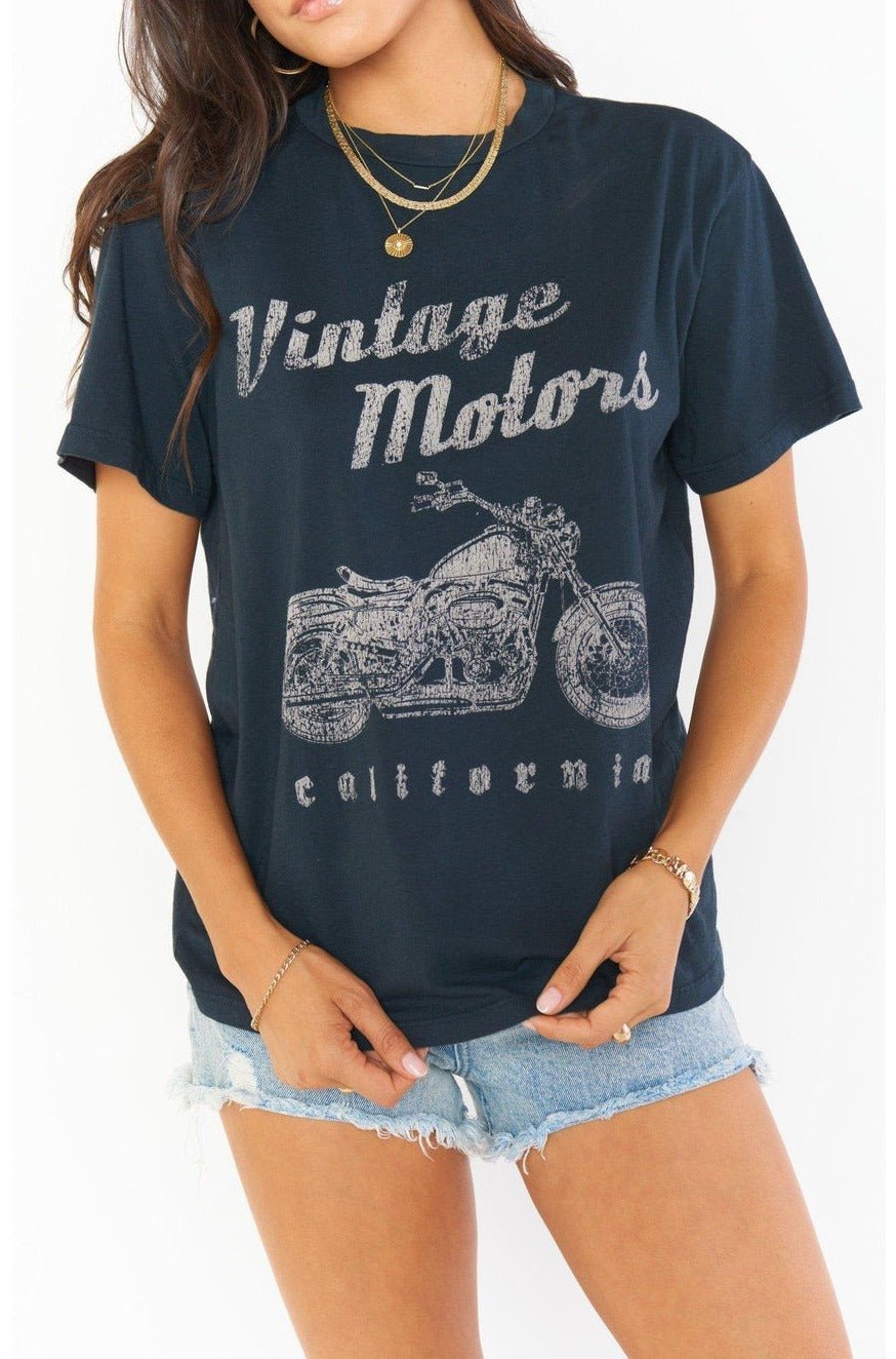 Shop Show Me Your Mumu Travis Cali Motors Graphic Tee - Premium T-Shirt from Show Me Your Mumu Online now at Spoiled Brat 