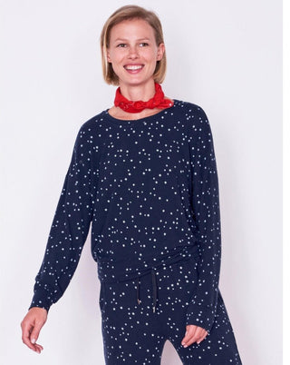 Shop Sundry Stars Drapey Sweater - Premium Sweater from Sundry Online now at Spoiled Brat 