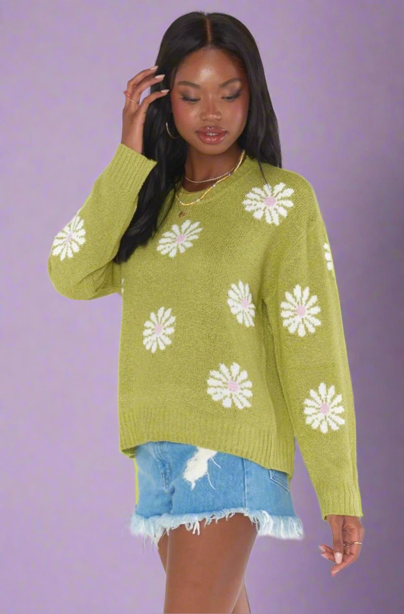 Shop Show Me Your Mumu Show Me Your Mumu Seasons Change Knit Sweater online at Spoiled Brat