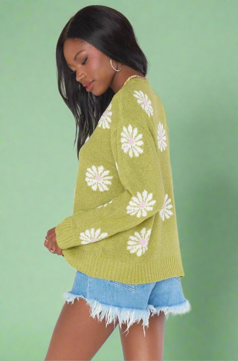 Shop Show Me Your Mumu Show Me Your Mumu Seasons Change Knit Sweater online at Spoiled Brat