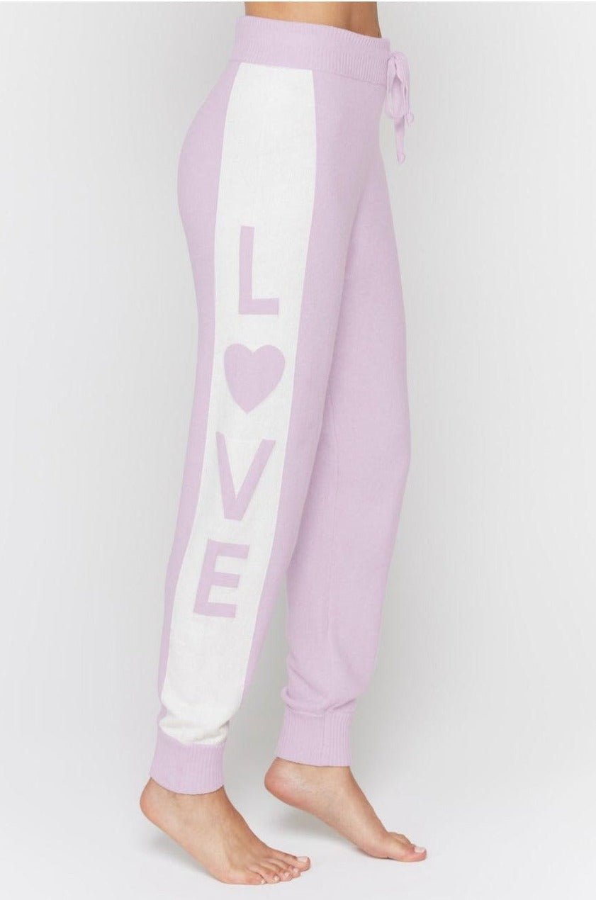 Shop Spiritual Gangster Love Sweater Knit Jogger - Premium Sweatpants from Spiritual Gangster Online now at Spoiled Brat 