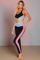 Shop Beach Riot Beach Riot Colorblock Pretty Pastels Leggings as seen on Sarah Jayne Dunn Leggings for women – premium loungewear and festival fashion at Spoiled Brat