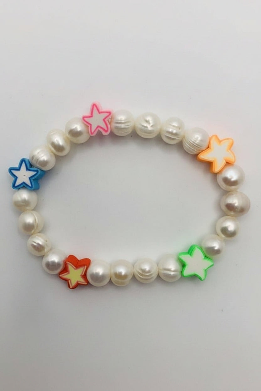 Shop Bracha Bracha All Fun Star Pearl Bracelet Bracelet for women – premium loungewear and festival fashion at Spoiled Brat
