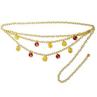 Shop Buckle Down Products Buckle Down Products Winnie the Pooh Charm Chain Belt Belt for women – premium loungewear and festival fashion at Spoiled Brat