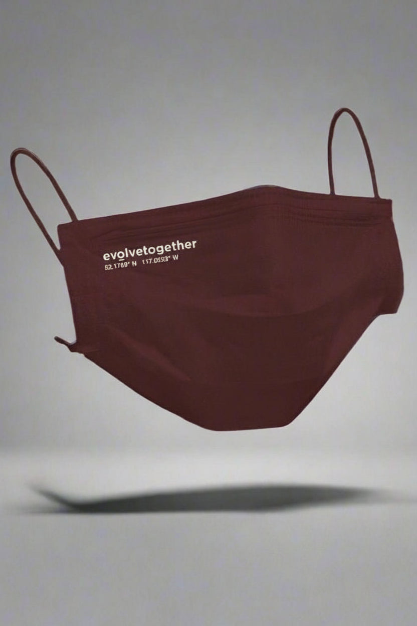 Shop Evolve Together Evolve Together 7 Day Alberta Burgundy Face Masks Face Mask for women – premium loungewear and festival fashion at Spoiled Brat