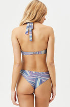 Shop Frankies Bikinis Frankies Bikinis x Hailee Steinfeld Stardust Halter Neck Lurex Bikini Top Bikini Top for women – premium loungewear and festival fashion at Spoiled Brat