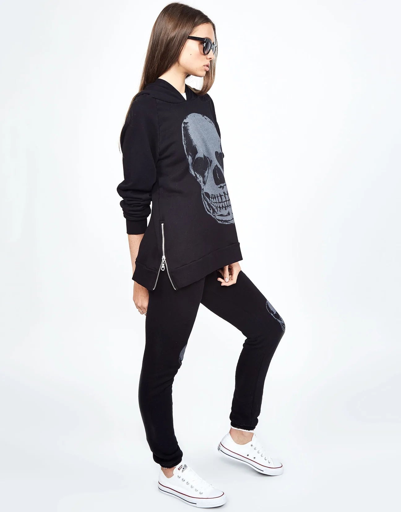 Lauren Moshi Corbin Heart Eye Skull Pullover by Lauren Moshi – Pullover – XS | Spoiled Brat UK