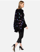 Shop Lauren Moshi Lauren Moshi Isla Ombre Stars Wrap Cardigan Wrap Cardigan for women – premium loungewear and festival fashion at Spoiled Brat