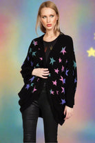 Shop Lauren Moshi Lauren Moshi Isla Ombre Stars Wrap Cardigan Wrap Cardigan for women – premium loungewear and festival fashion at Spoiled Brat