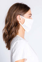 Shop PJ Salvage PJ Salvage Ivory Face Mask with Stars & Hearts Face Mask for women – premium loungewear and festival fashion at Spoiled Brat