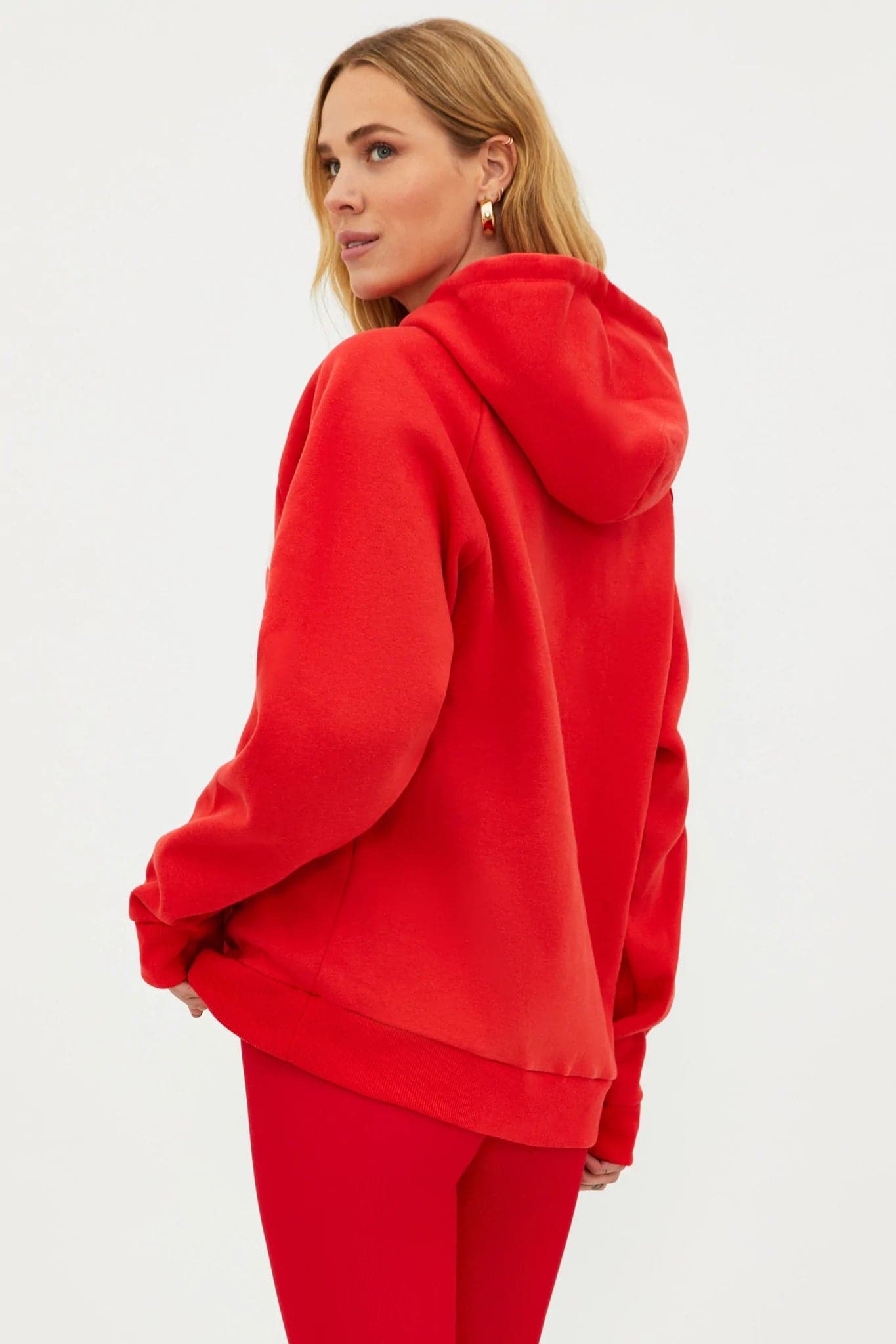 Beach Riot Alissa Santa Babe Hooded Sweater as seen on Una Healy Sweater by Beach Riot as seen on celebrities