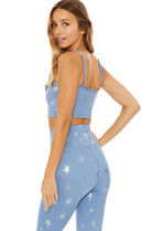Beach Riot Libby Winter Star Gym Crop Top as seen on Malin Andersson Crop Top by Beach Riot as seen on celebrities