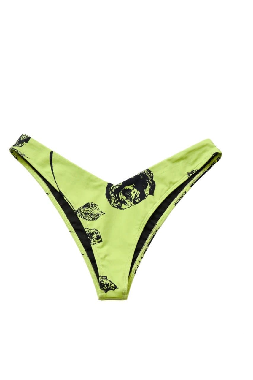 Shop Bitching & Junkfood Bitching & Junkfood ZENDAYA Bikini Bottom Neon Rose online at Spoiled Brat