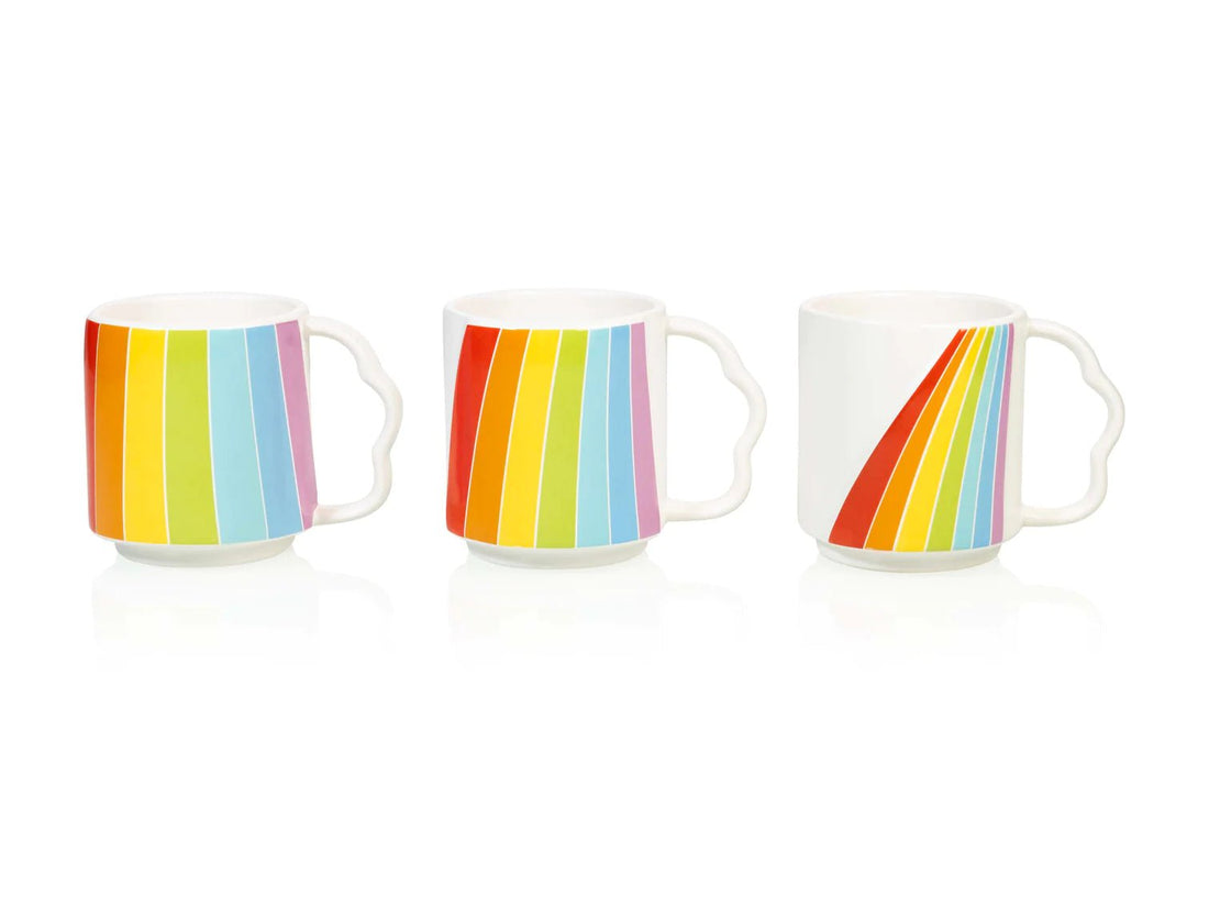 Shop Bitten Over The Rainbow Stackable Mug Set - Premium Mug from Bitten Online now at Spoiled Brat 