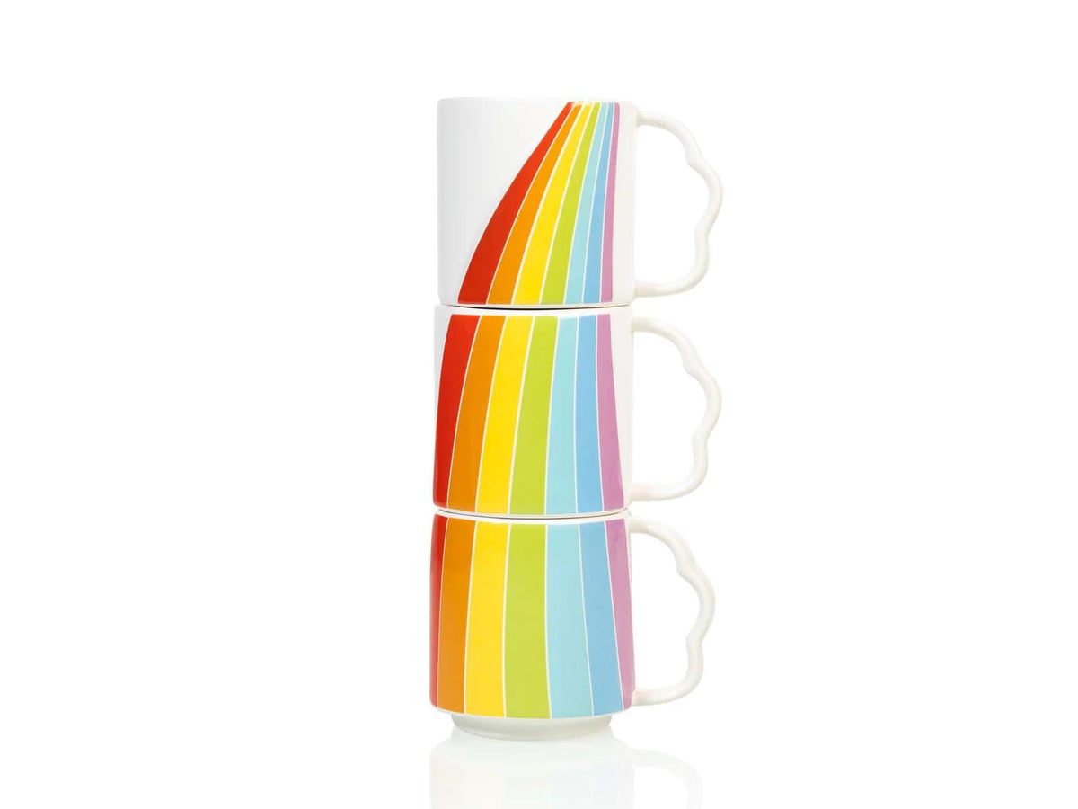 Shop Bitten Bitten Over The Rainbow Stackable Mug Set online at Spoiled Brat