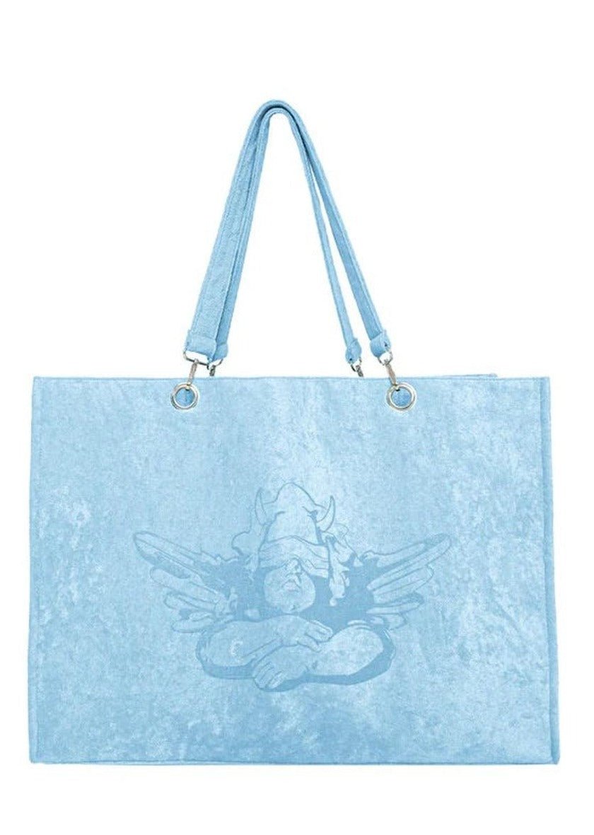 Shop Boys Lie Blueberry Terry Tote Bag - Premium Tote Bag from Boys Lie Online now at Spoiled Brat 