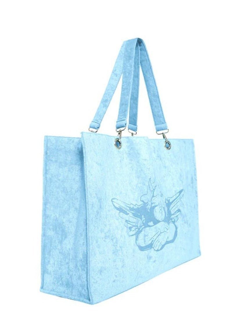 Shop Boys Lie Blueberry Terry Tote Bag - Premium Tote Bag from Boys Lie Online now at Spoiled Brat 