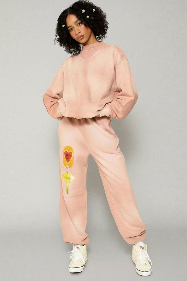 Shop Boys Lie Boys Lie Key To My Heart Sweatpants Sweatpants for women – premium loungewear and festival fashion at Spoiled Brat