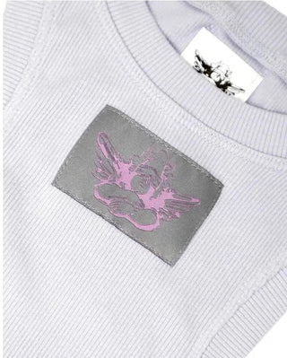 Shop Boys Lie Lavender Ribbed Tank Top - Premium Vest Top from Boys Lie Online now at Spoiled Brat 