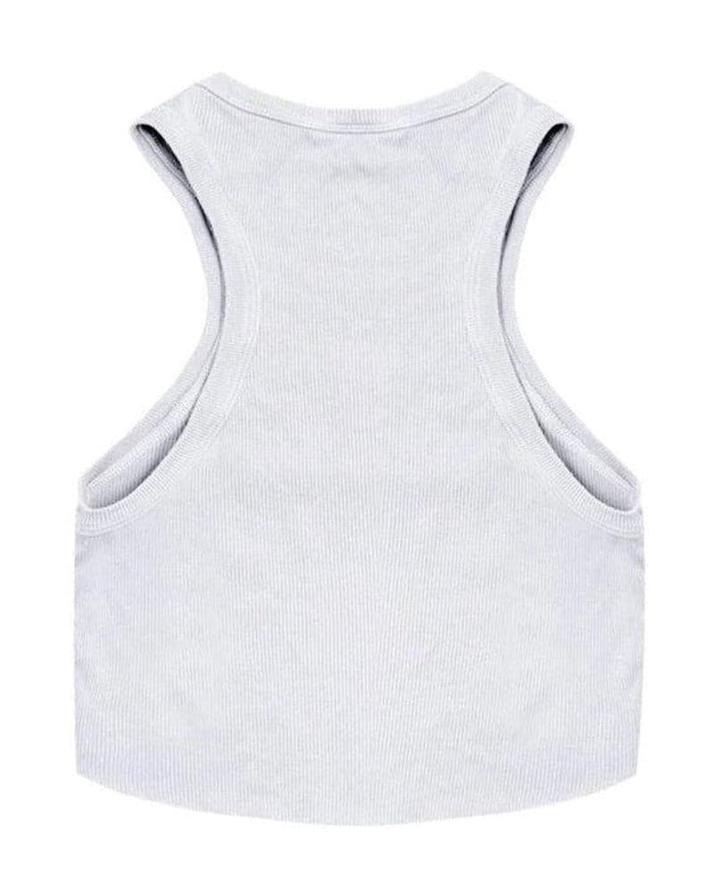 Shop Boys Lie Boys Lie Lavender Ribbed Tank Top online at Spoiled Brat