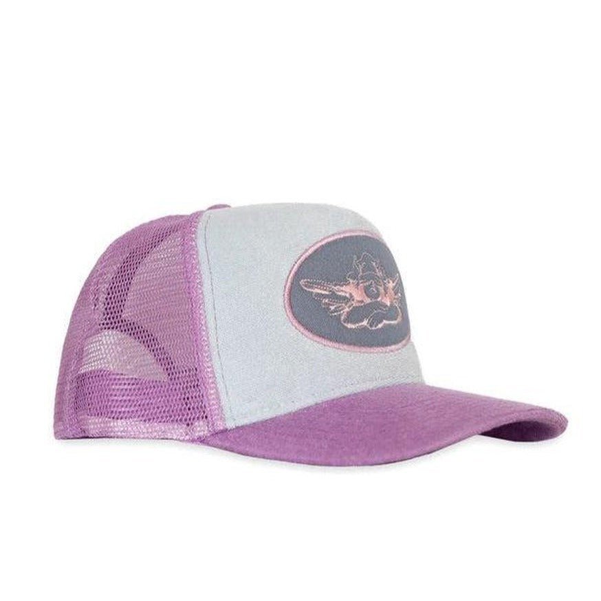 Shop Boys Lie Lilac Terry Trucker Hat - Premium Baseball Cap from Boys Lie Online now at Spoiled Brat 
