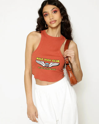 Shop Boys Lie Mile High Club Tank Top - Premium Tank Top from Boys Lie Online now at Spoiled Brat 