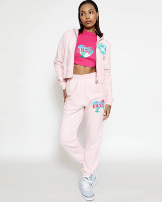 Shop Boys Lie Sorry Siren Pink Zip Up Hoodie - Premium Hooded Sweatshirt from Boys Lie Online now at Spoiled Brat 