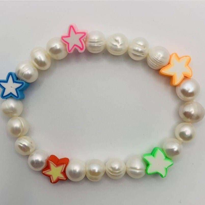 Shop Bracha Bracha All Fun Star Pearl Bracelet online at Spoiled Brat