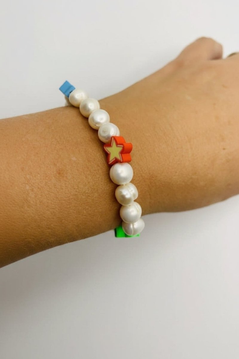 Shop Bracha Bracha All Fun Star Pearl Bracelet Bracelet for women – premium loungewear and festival fashion at Spoiled Brat