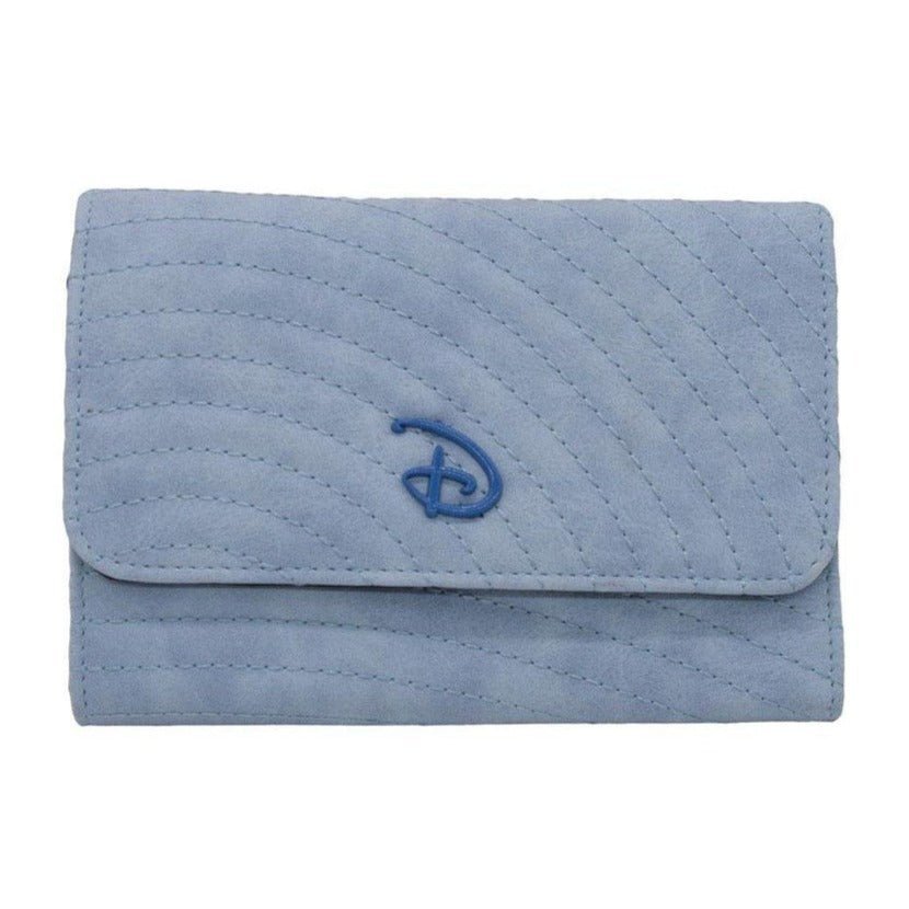 Shop Buckle Down Disney Logo Sky Blue Fold Over Wallet - Premium Wallet from Buckle Down Products Online now at Spoiled Brat 