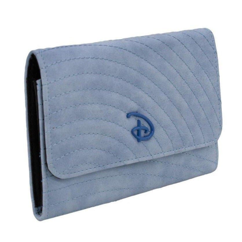 Shop Buckle Down Products Buckle Down Disney Logo Sky Blue Fold Over Wallet online at Spoiled Brat