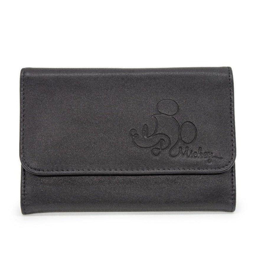 Shop Buckle Down Disney Mickey Embossed Fold Over Wallet - Premium Wallet from Buckle Down Products Online now at Spoiled Brat 