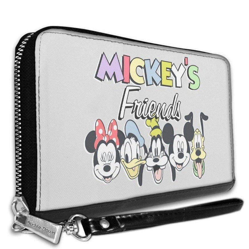 Shop Buckle Down Disney Mickey &amp; Friends Zip Around Wallet - Premium Wallet from Buckle Down Products Online now at Spoiled Brat 