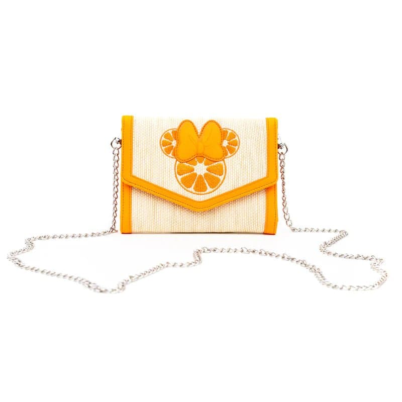 Shop Buckle Down Products Buckle Down Minnie Mouse Citrus Raffia Cross Body Bag online at Spoiled Brat