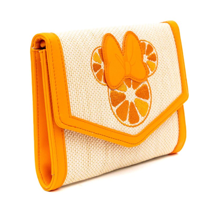 Shop Buckle Down Minnie Mouse Citrus Raffia Cross Body Bag - Premium Cross Body Bag from Buckle Down Products Online now at Spoiled Brat 