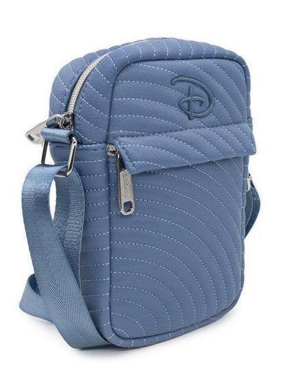 Shop Buckle Down Products Disney Logo Pastel Blue Crossbody Bag - Premium Cross Body Bag from Buckle Down Products Online now at Spoiled Brat 