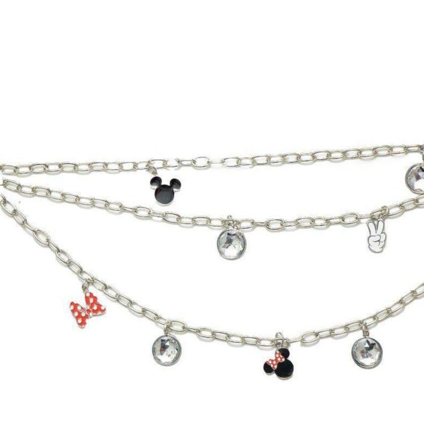 Shop Buckle Down Products Disney Mickey &amp; Minnie Mouse Charm Chain Belt - Premium Belt from Buckle Down Products Online now at Spoiled Brat 