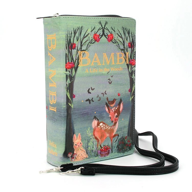 Shop Bambi Book Clutch Bag In Vinyl - Premium Clutch Bag from Comeco INC Online now at Spoiled Brat 